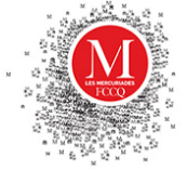 Cercle rouge entouré de plusieurs M's pour le concours des Mercuriades 2014 dans lequel Box Pack fut finaliste.  