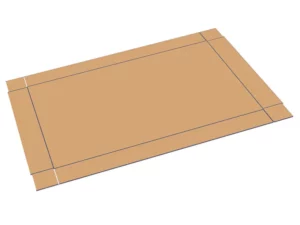 1- Boîte à plat (autre angle)
